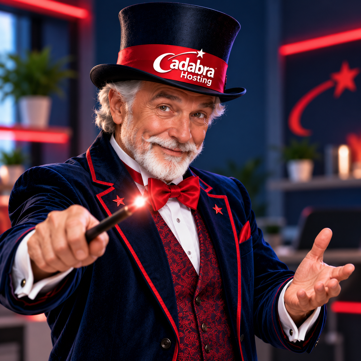 Max, the Cadabra Hosting magician