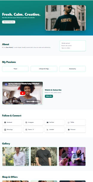 Influencer Site 4